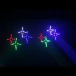 Saturne 500 RGB v2 Laser à animations Rouge, Vert, Bleu