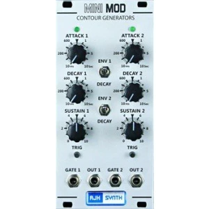 AJH Synth Dual Contour Generators Silver