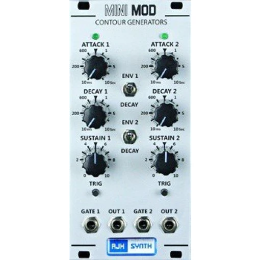 AJH Synth Dual Contour Generators Silber