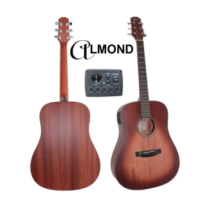 ALMOND Guitar Dreadnought E/A Solid