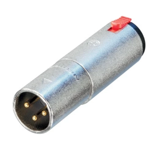 NEUTRIK NA 3 MJ - Adaptateur XLR 3 pôles mâle - Jack 6,35mm femelle stéréo