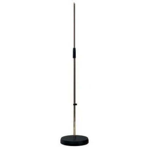 Pied de microphone base ronde