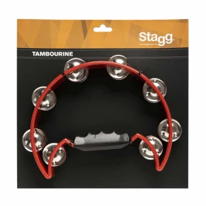 STAGG Tambourine Half Moon Rot