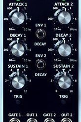 AJH SYNTH DUAL CONTOUR GENERATORS "Dark Edition"