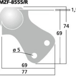 Monacor MZF-8555/R