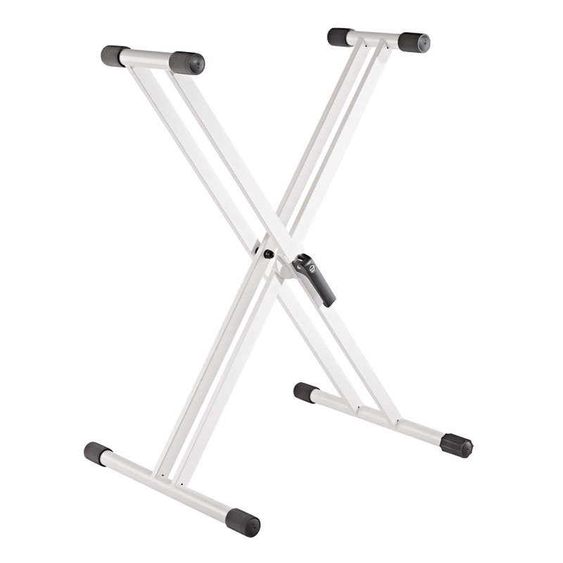 K&M support pour clavier numérique "Rick 20" 18993 XX-Form, weiss Nord