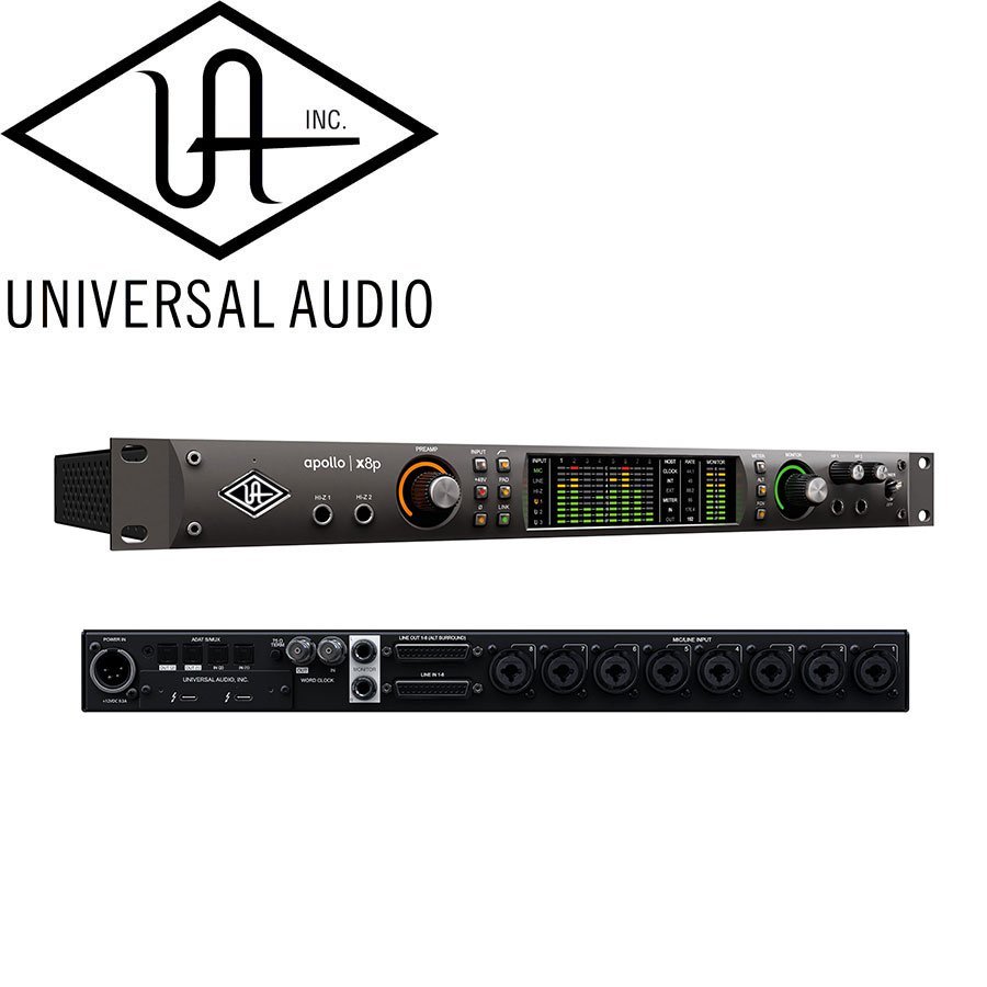 Universal Audio Apollo X8P Thunderbolt 3 Audio Interface (Mac/Win) Heritage Edition