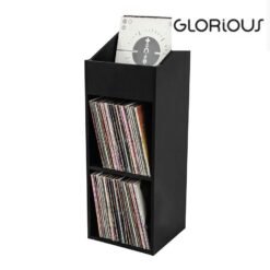 GLORIOUS casier de rangement 330 vinyles finition noir
