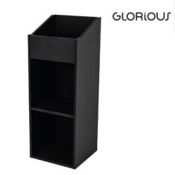 GLORIOUS casier de rangement 330 vinyles finition noir