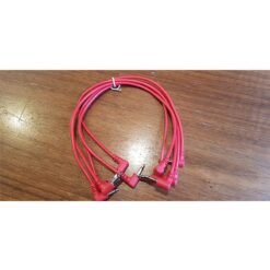 TopKabl patch 30 cm Coudé Rouge (5 pièces)