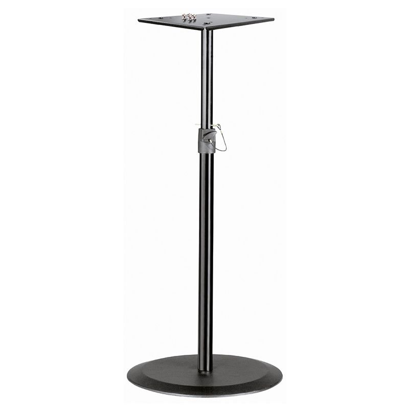 Pied pour moniteur de studio K&M embase ronde