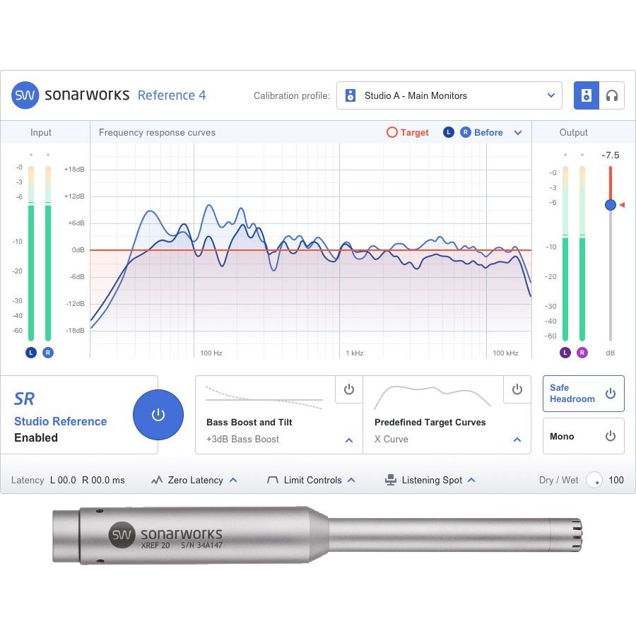 Sonarworks Reference 4 Studio Edition avec Microphone