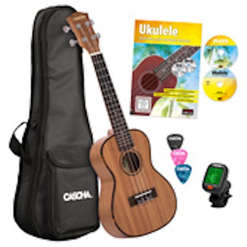 Ukulele Concert Mahogany Bundle CASCHA