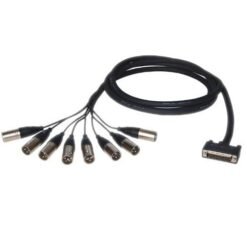 ALVA D-Sub 25/ 8x XLR male, 3m