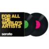 Serato Control Vinyl Manifesto BLACK/Green&Purple (la paire)