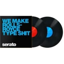 Serato Control Vinyl Manifesto BLACK/Red&Blue (la paire)