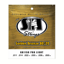 Guitar Strings Acoustic Golden Bronze 80/20 .011-.050 Pro Light