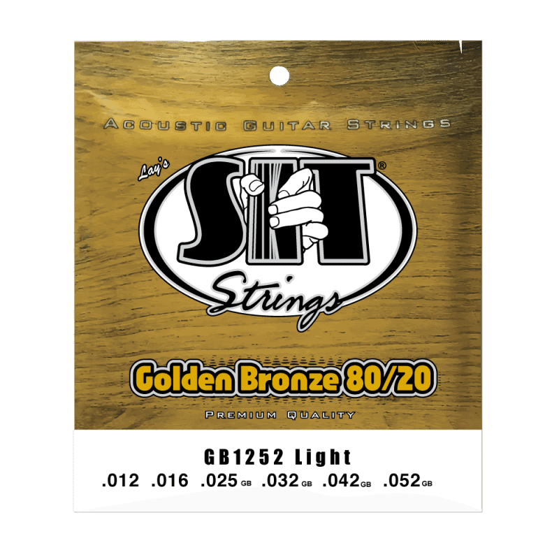 Guitar Strings Acoustic Golden Bronze 80/20 .012-.052 Extra Light