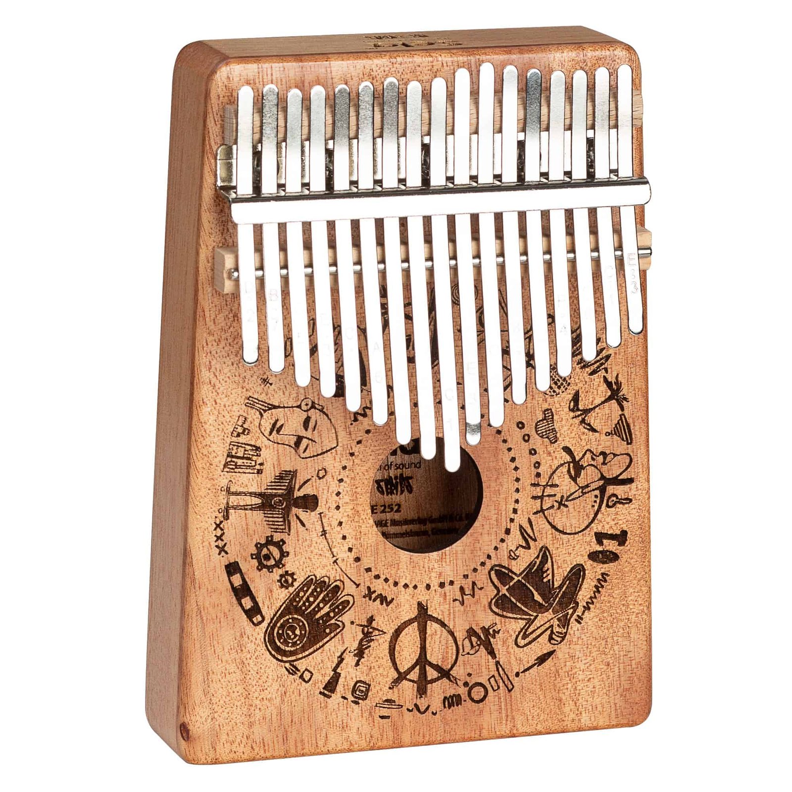 SELA Kalimba 10 notes Art Series Free Spirit