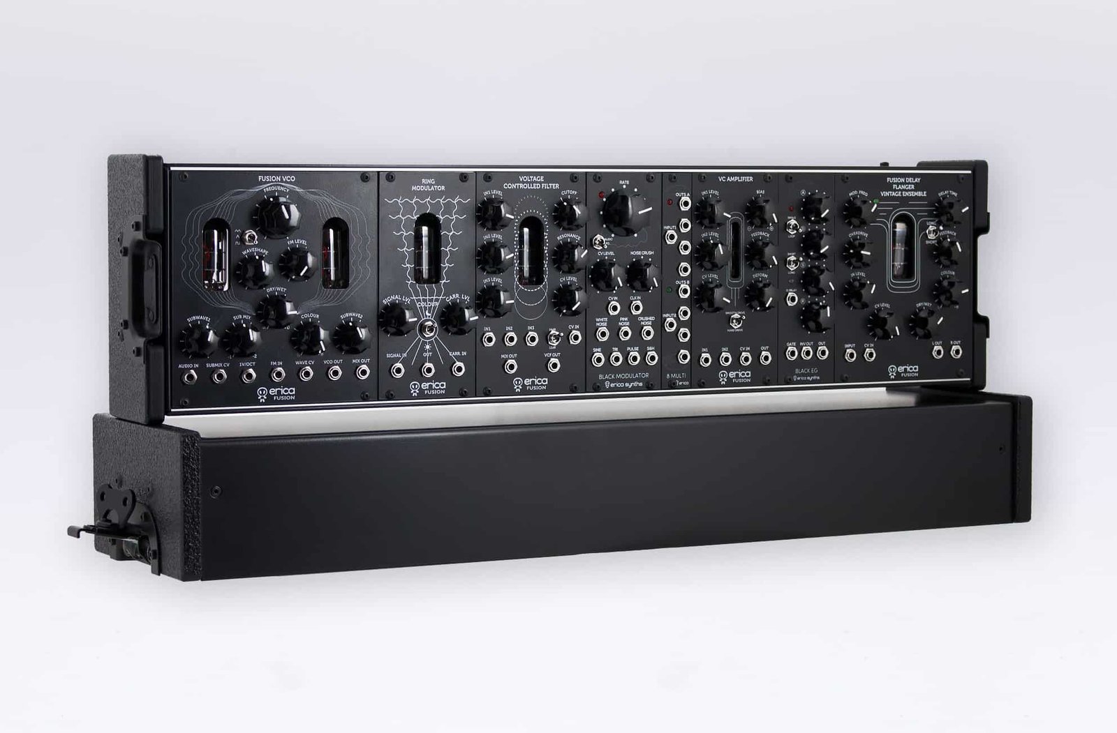 ERICASYNTHS 1x104HP Aluminum Skiff Case with Lid