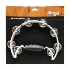 STAGG Tambourine Half Moon Blanc