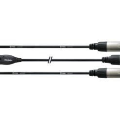 CORDIAL CFY 0.3 FMM câble Y-XLR, 0.3m