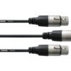 CORDIAL CFY 0.3 MFF - Y- XLR, 0.3m