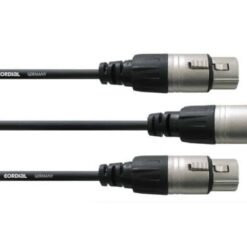 CORDIAL CFY 0.3 MFF - Y- XLR, 0.3m