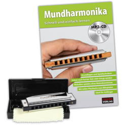 CASCHA Harmonica Set + Book F + CD