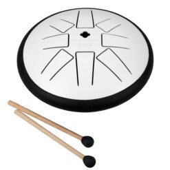 Melody Tongue Drum 6“ G Minor White SE 363