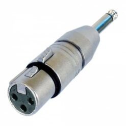 NEUTRIK NA 2 FP - Adaptateur XLR 3 pôles femelle - Jack mâle 6,3mm mono