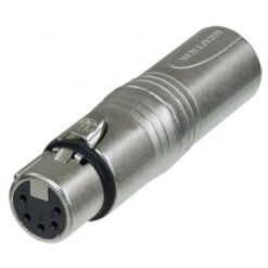NEUTRIK NA 3 M5F - Adaptateur 3 pôles XLRf / 5 pôles XLRm