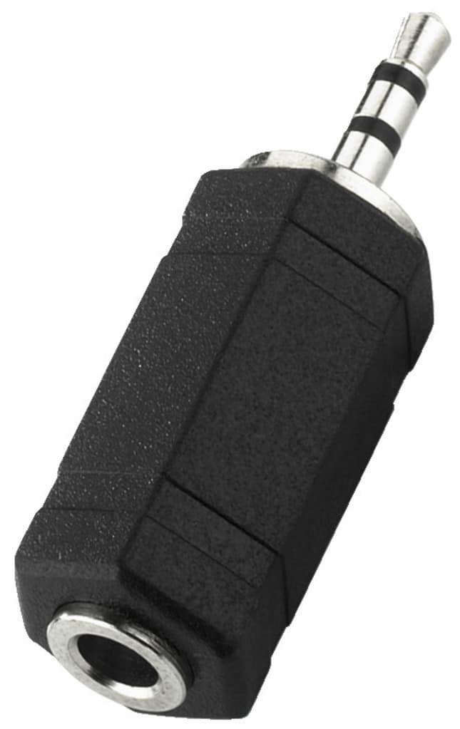 NTA-181 jack 2,5 mâle stéréo / jack 3,5 femelle stéréo