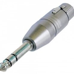 NEUTRIK NA 3 FP - Adaptateur XLR 3 pôles femelle - Jack 6,35mm stéréo mâle