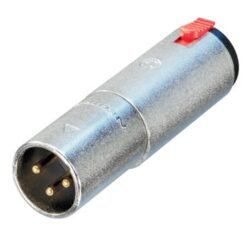 NEUTRIK NA 3 MJ - Adaptateur XLR 3 pôles mâle - Jack 6,35mm femelle stéréo