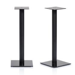 Norstone Stand HP Epur NOIR satin - Métal/Verre (paire)