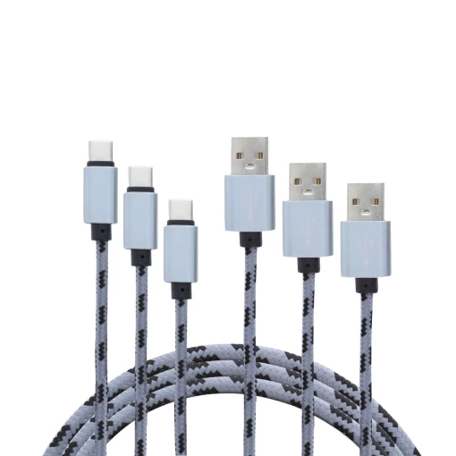 PACK mit 3 USB-Kabeln A-USB C