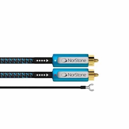 Norstone Câble pour Platine RCA + Masse 1.5m. 3 Norstone Câble pour Platine RCA + Masse 1.5m. – Image 3