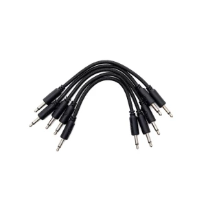 ERICA SYNTHS Cable Patch 30 Cm ( 5 pieces ) Noir