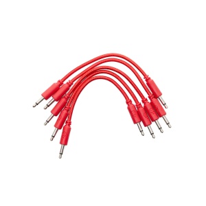 ERICA SYNTHS Cable Patch 30 Cm ( 5 pieces ) Rouge