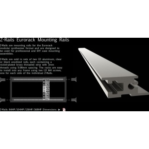 TIPTOP AUDIO Z-RAILS 84HP BLACK