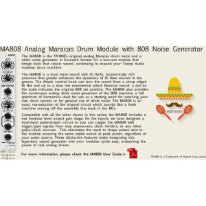 Tiptop Audio MA808 TR808 Maracas Generator