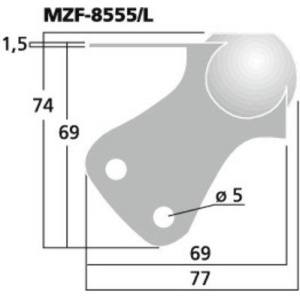 Monacor MZF-8555/L