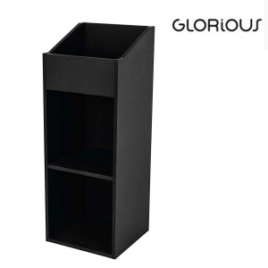 GLORIOUS casier de rangement 330 vinyles finition noir