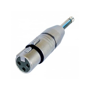 NEUTRIK NA 2 FP - Adapter XLR 3-polig weiblich - Klinke 6,3mm männlich mono