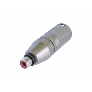 NEUTRIK NA 2 MPMF - Adapter XLR 3-polig männlich - Cinch (RCA) weiblich