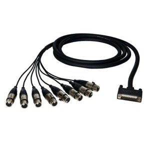 ALVA D-Sub 25/ 8x XLR-Buchse, 3m