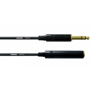 CORDIAL CFM 3 VK prolongation Jack stereo, 3m