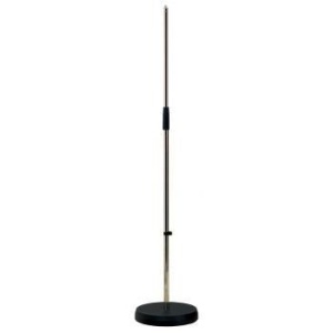 Pied de microphone base ronde